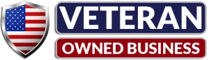 Proudly Veteran Owned Business Badge