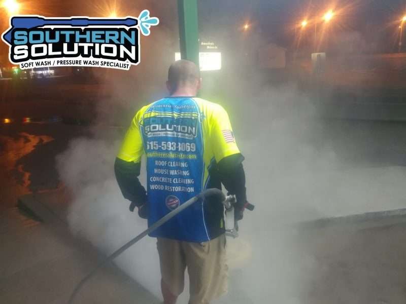 hot water gum removal pressure washing 1