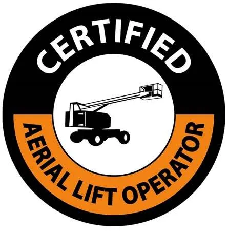 Property Management 1 Aerial lift certification for high-reach cleaning.