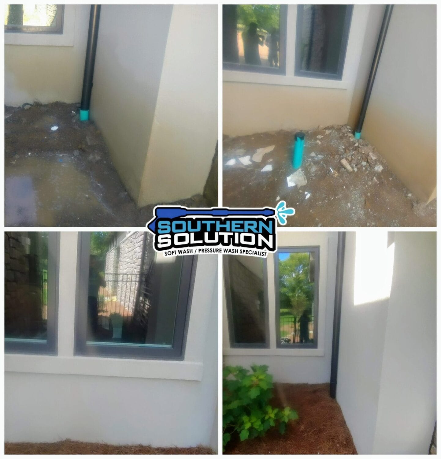 Professional house washing Marco Island removing mildew and algae