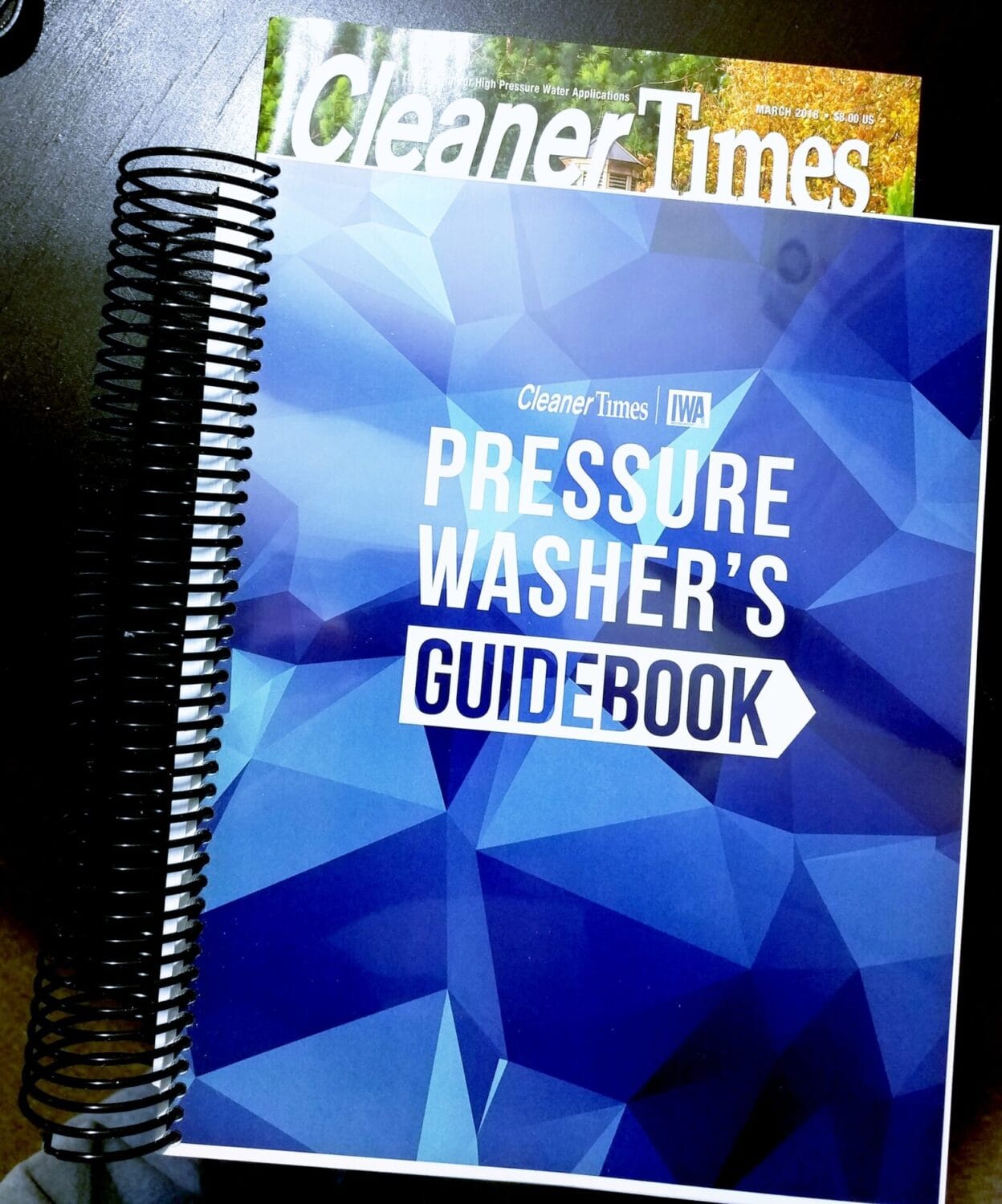 A meticulously organized binder of cleaning processes and guidelines.