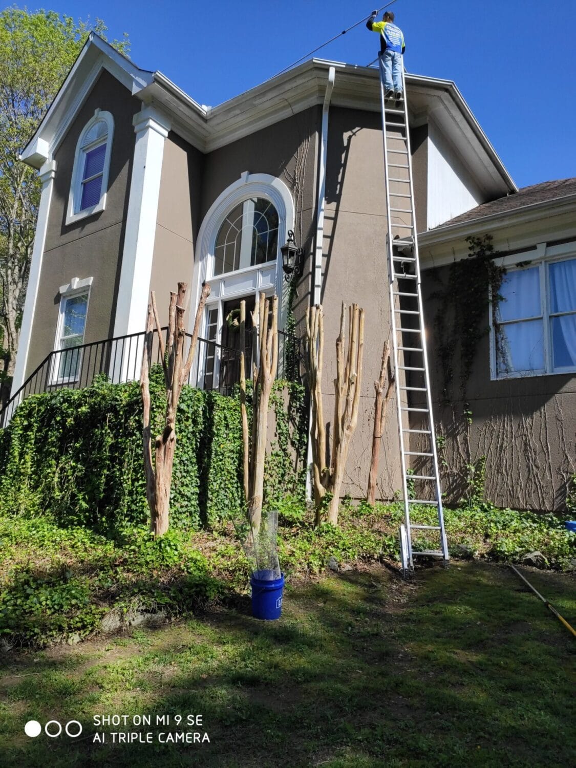 Complete exterior cleaning Marco Island gutters and siding