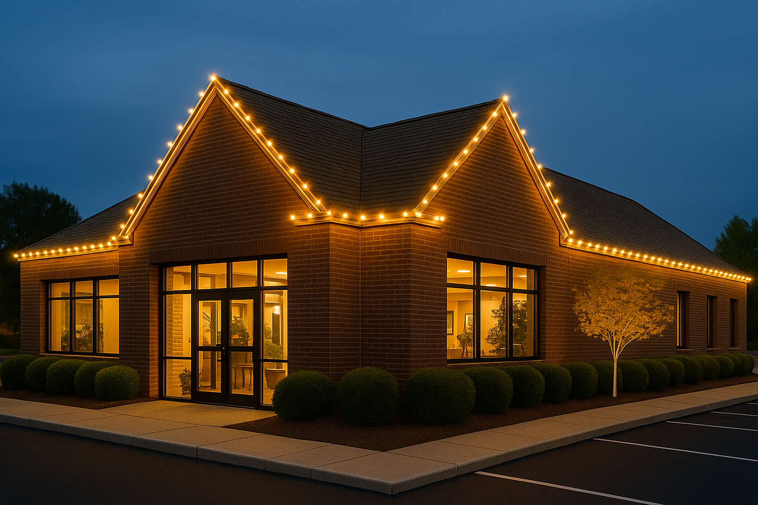 Nashville christmas light installation tree wrapping services